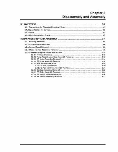 Epson Stylus Photo 700 Epson Stylus Photo Service Manual Part 2